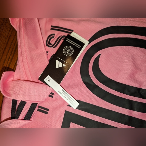 Mens 2XL Adidas Lionel Messi Pink Inter Miami CF 2023 Jersey Kit NEW NWT - Picture 3 of 6